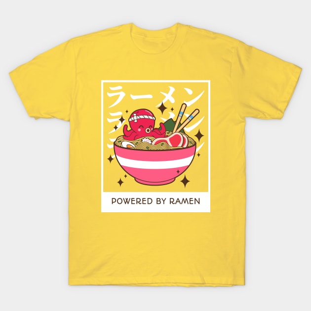 Powered by ramen T-Shirt by ArtsyStone